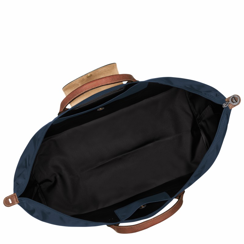 Torby Podróżne Longchamp Le Pliage Original M Damskie Granatowe Polska | L1625089P68