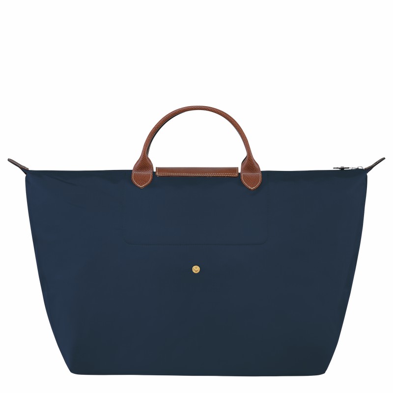 Torby Podróżne Longchamp Le Pliage Original S Męskie Granatowe Polska | L1624089P68-