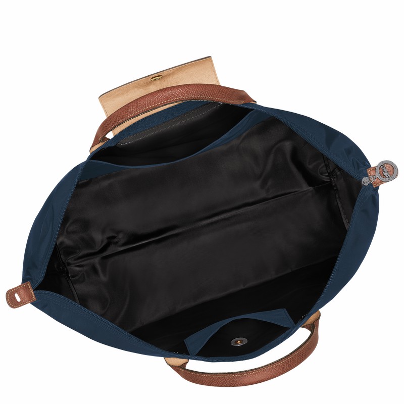 Torby Podróżne Longchamp Le Pliage Original S Męskie Granatowe Polska | L1624089P68-