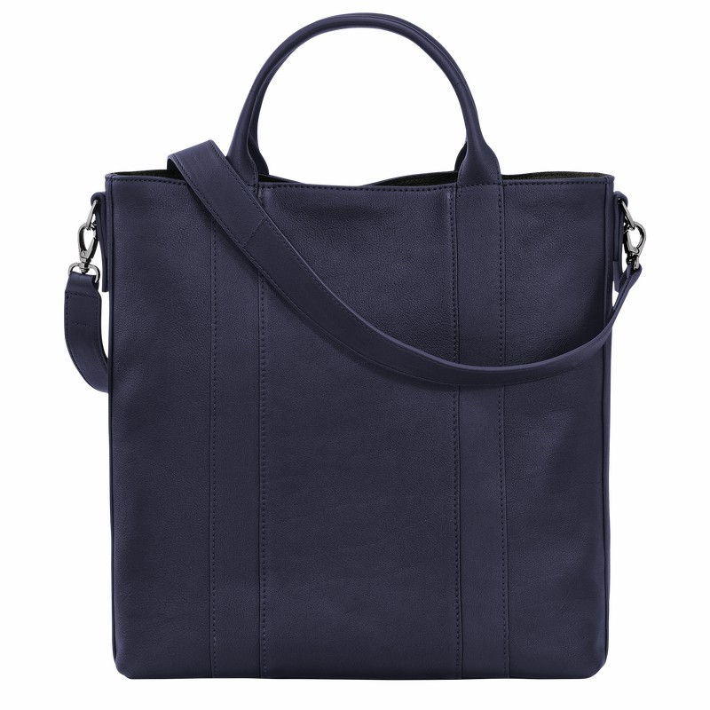 Torby Tote Longchamp 3D L Damskie Granatowe Polska | 20052HCV645