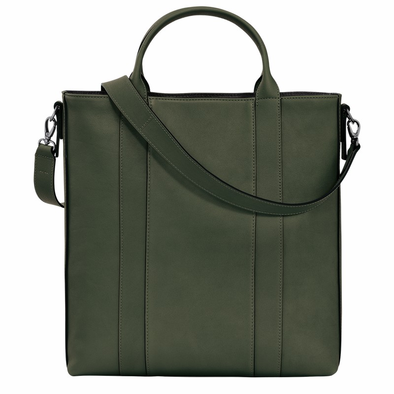 Torby Tote Longchamp 3D L Damskie Khaki Polska | 20052HCV292