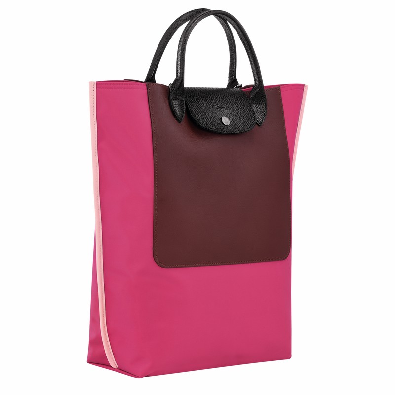 Torby Tote Longchamp Cabas Longchamp M Damskie Fuksja Polska | 10264093J13