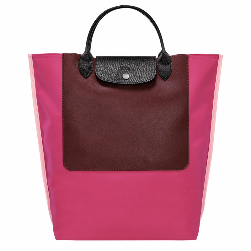 Torby Tote Longchamp Cabas Longchamp M Damskie Fuksja Polska | 10264093J13