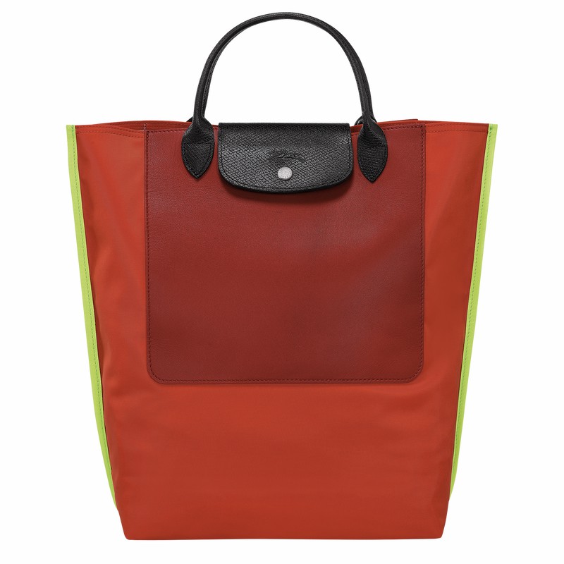 Torby Tote Longchamp Cabas Longchamp M Damskie Pomarańczowe Polska | 10264093461