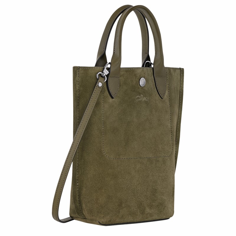 Torby Tote Longchamp Cabas Longchamp XS Damskie Khaki Polska | 10276HFO292