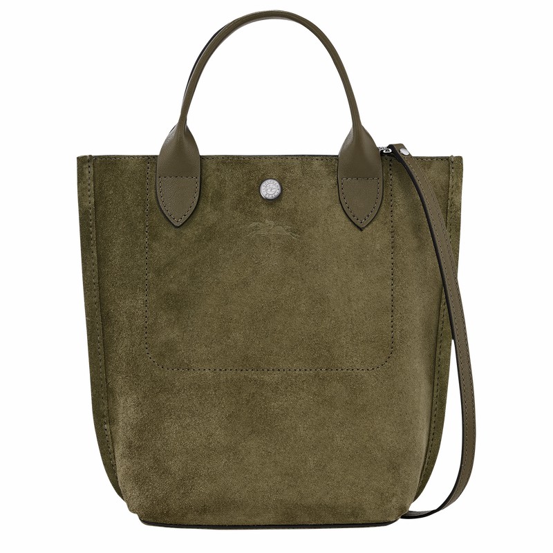 Torby Tote Longchamp Cabas Longchamp XS Damskie Khaki Polska | 10276HFO292