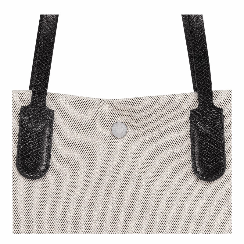 Torby Tote Longchamp Essential L Damskie Białe Polska | 10090HSG037