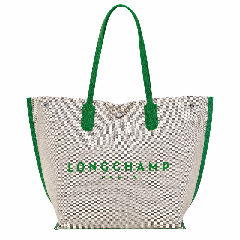 Torby Tote Longchamp Essential L Damskie Zielone Polska | 10090HSG129