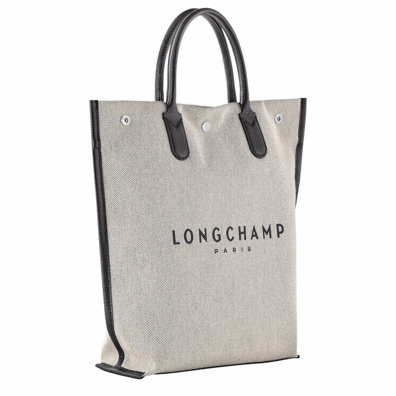 Torby Tote Longchamp Essential M Damskie Białe Polska | 10211HSG037