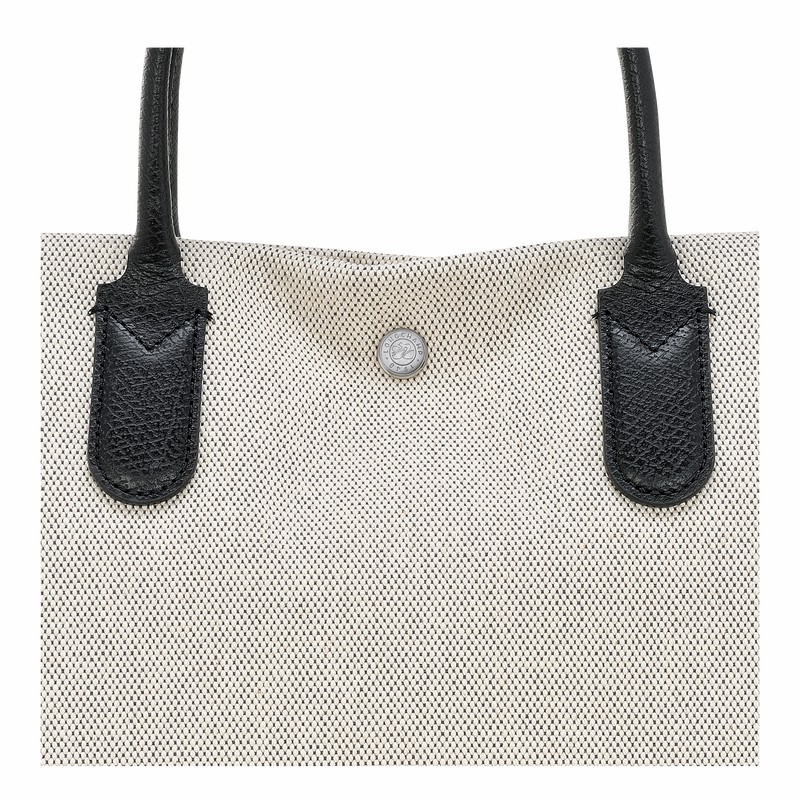 Torby Tote Longchamp Essential M Damskie Białe Polska | 10211HSG037