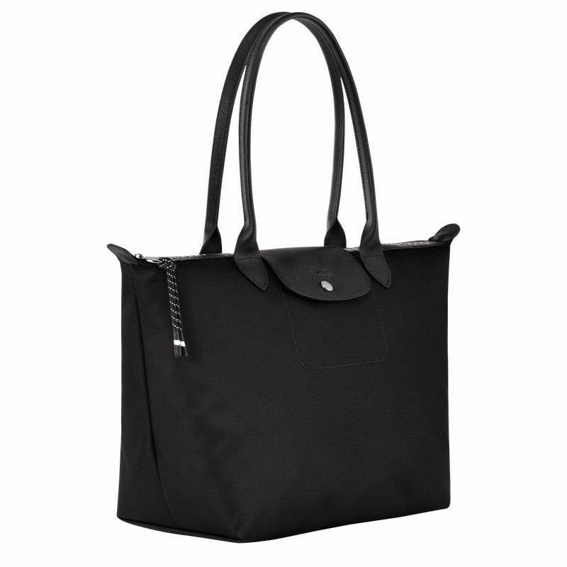 Torby Tote Longchamp Le Pliage Energy L Damskie Czarne Polska | L1899HSR001