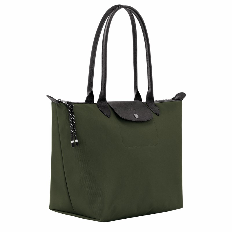 Torby Tote Longchamp Le Pliage Energy L Damskie Khaki Polska | L1899HSR892