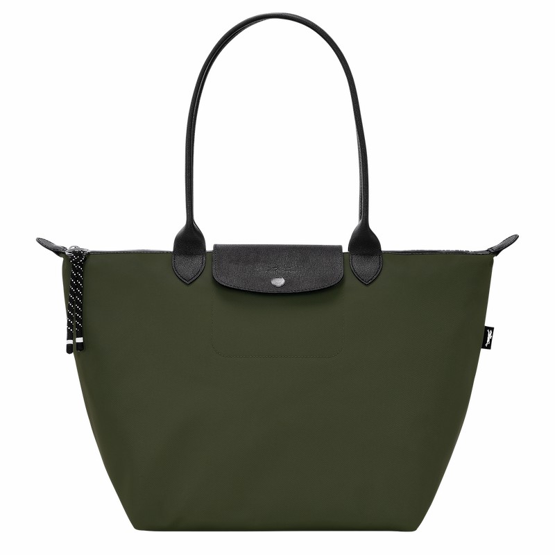 Torby Tote Longchamp Le Pliage Energy L Damskie Khaki Polska | L1899HSR892