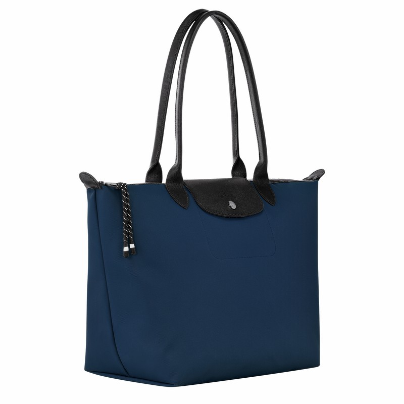 Torby Tote Longchamp Le Pliage Energy L Damskie Granatowe Polska | L1899HSR006