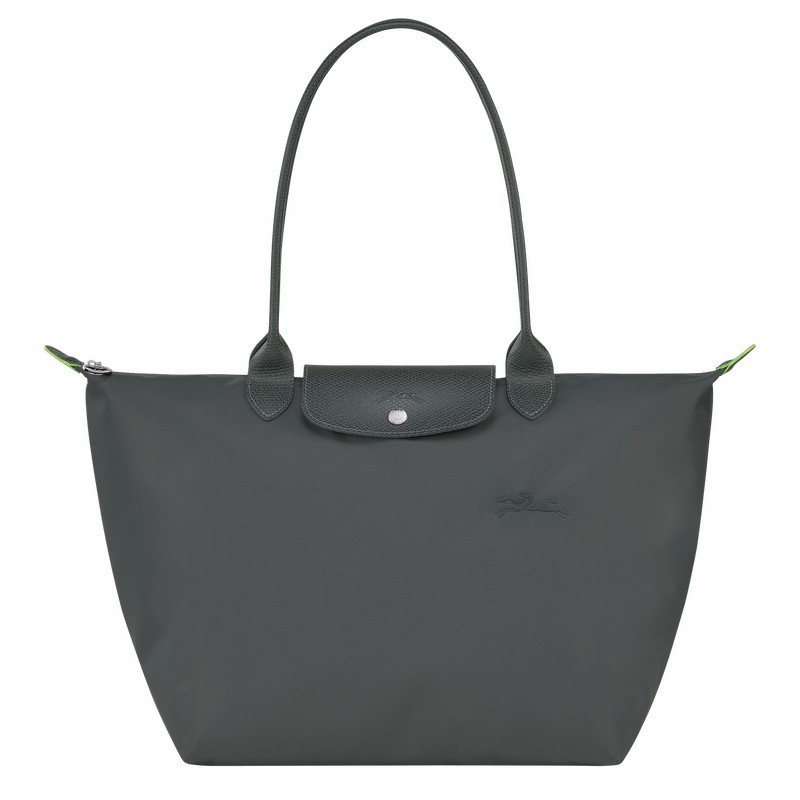 Torby Tote Longchamp Le Pliage Green L Damskie Jasny Szare Polska | L1899919P66