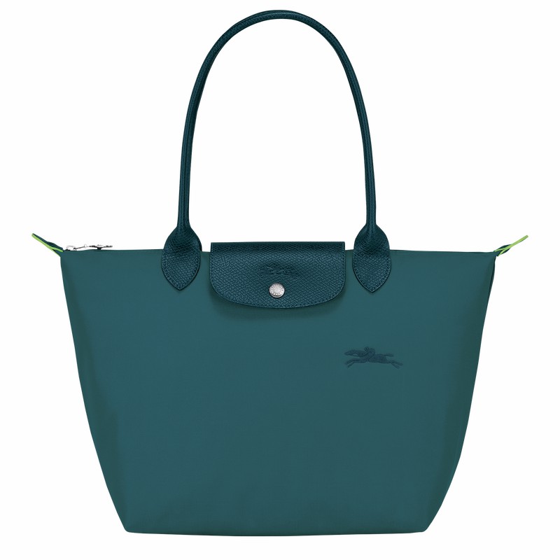 Torby Tote Longchamp Le Pliage Green M Damskie Paw Polska | L2605919P89