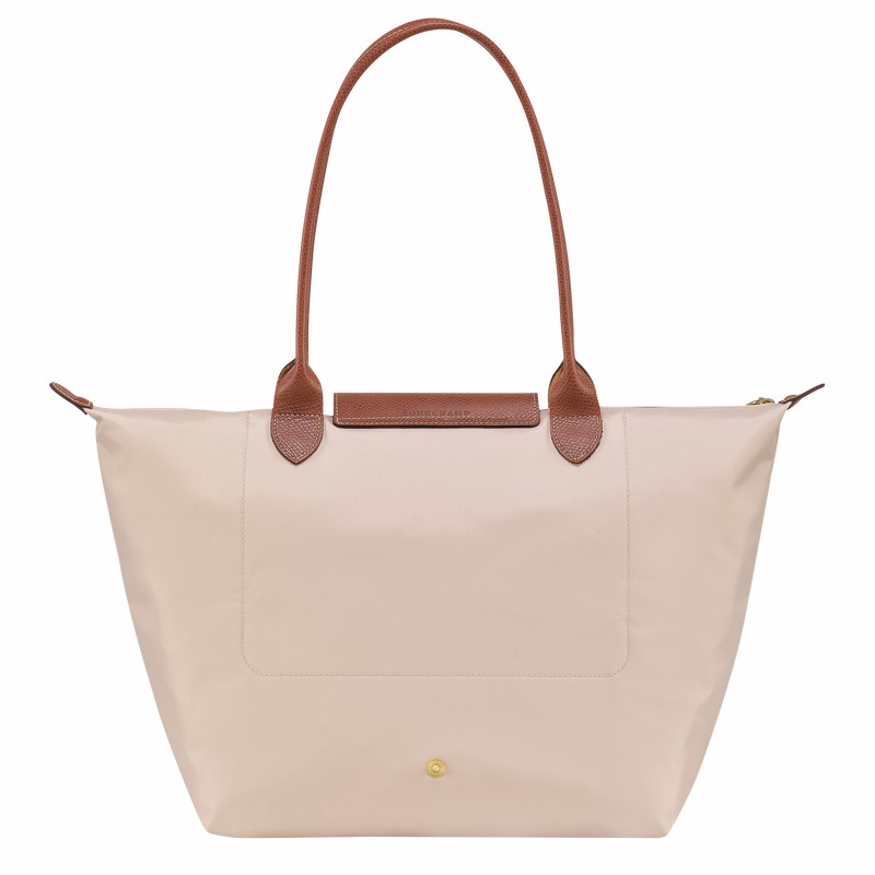 Torby Tote Longchamp Le Pliage Original L Damskie Białe Polska | L1899089P71