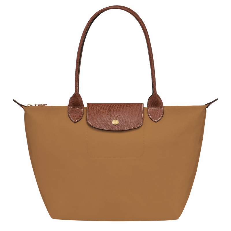 Torby Tote Longchamp Le Pliage Original M Damskie Khaki Polska | L2605089P86