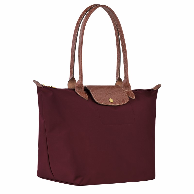 Torby Tote Longchamp Le Pliage Original L Damskie Bordowe Polska | L1899089P87