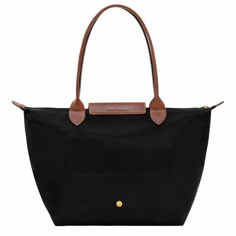 Torby Tote Longchamp Le Pliage Original M Damskie Czarne Polska | L2605089001