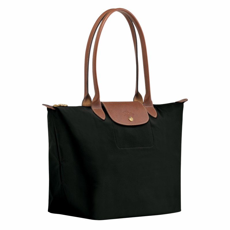 Torby Tote Longchamp Le Pliage Original L Damskie Czarne Polska | L1899089001