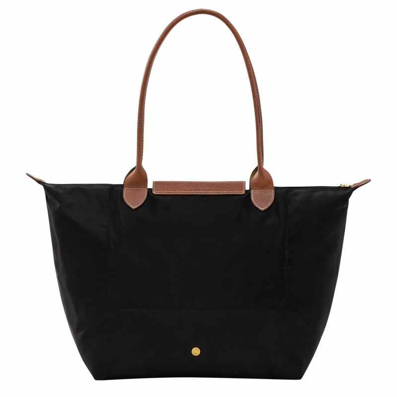 Torby Tote Longchamp Le Pliage Original L Damskie Czarne Polska | L1899089001