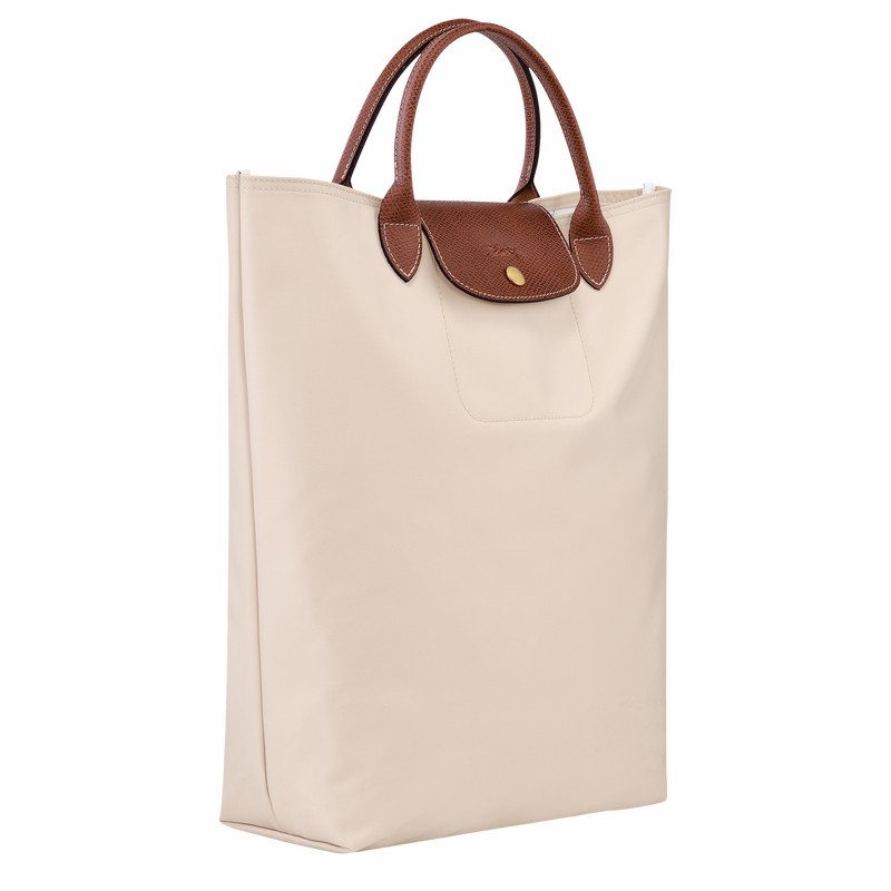 Torby Tote Longchamp Le Pliage Original M Damskie Białe Polska | 10168089P71