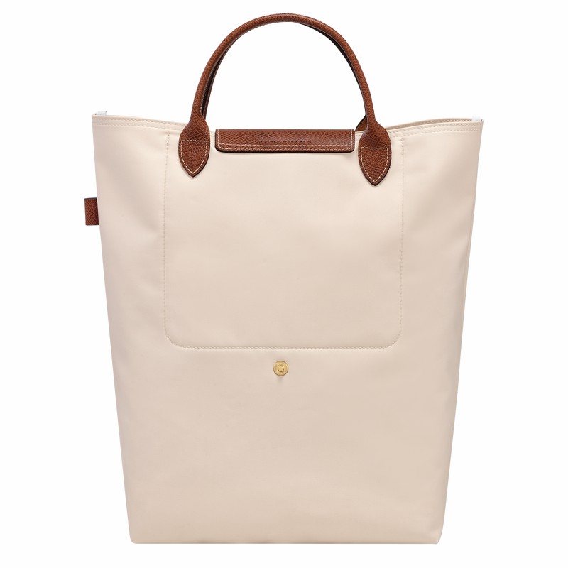 Torby Tote Longchamp Le Pliage Original M Damskie Białe Polska | 10168089P71