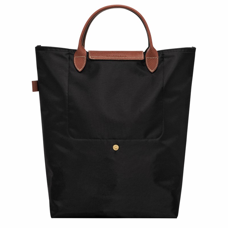 Torby Tote Longchamp Le Pliage Original M Damskie Czarne Polska | 10168089001