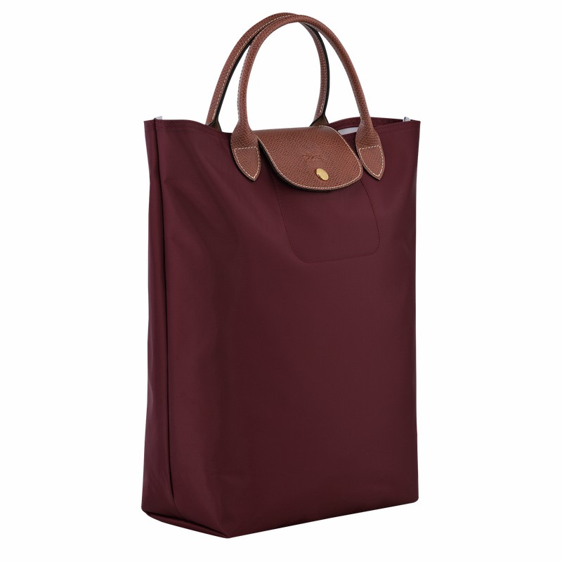 Torby Tote Longchamp Le Pliage Original M Damskie Bordowe Polska | 10168089P87