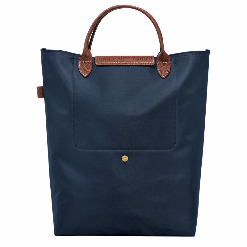 Torby Tote Longchamp Le Pliage Original M Damskie Granatowe Polska | 10168089P68