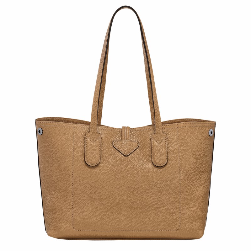 Torby Tote Longchamp Le Roseau Essential M Damskie Khaki Polska | 10183968026