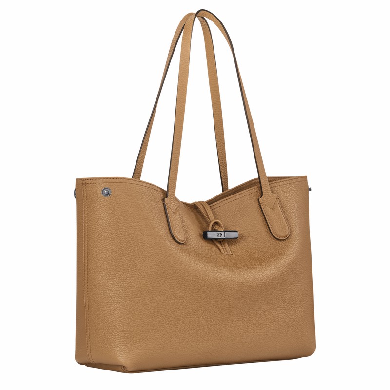 Torby Tote Longchamp Le Roseau Essential L Damskie Khaki Polska | L2686968026