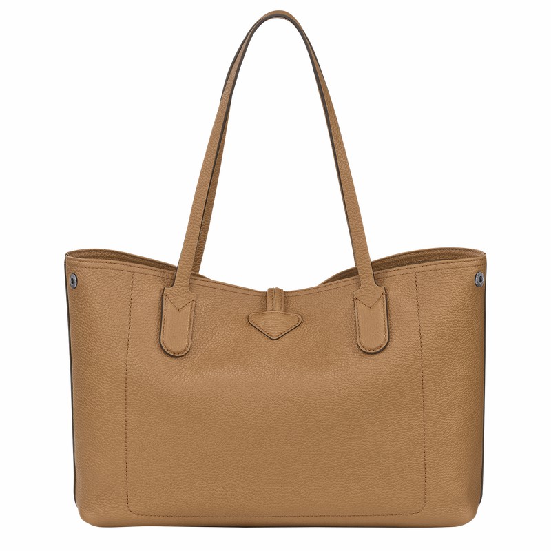 Torby Tote Longchamp Le Roseau Essential L Damskie Khaki Polska | L2686968026