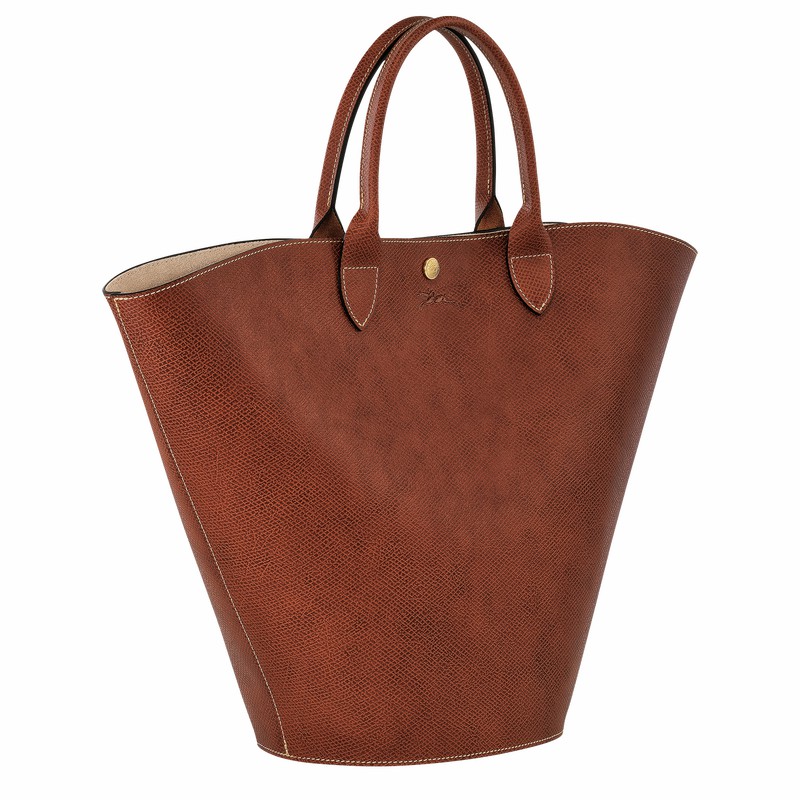 Torby Tote Longchamp ÉPURE XL Damskie Brązowe Polska | 10260HYZ035