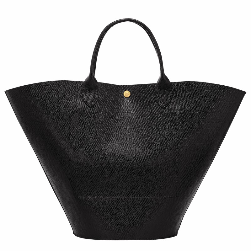 Torby Tote Longchamp ÉPURE XL Damskie Czarne Polska | 10260HYZ001