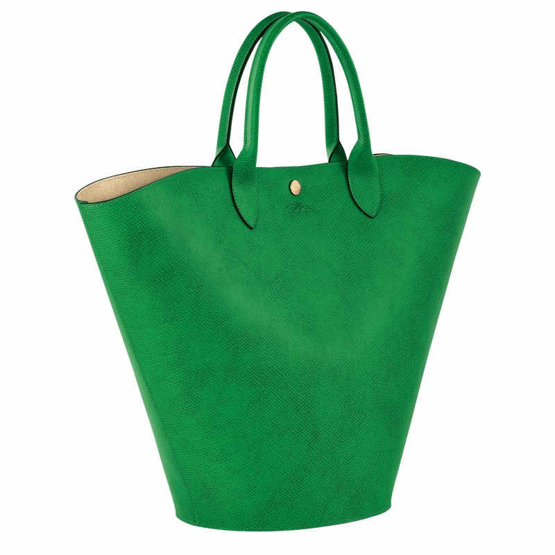 Torby Tote Longchamp ÉPURE XL Damskie Zielone Polska | 10260HYZ129