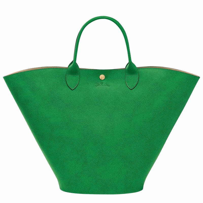 Torby Tote Longchamp ÉPURE XL Damskie Zielone Polska | 10260HYZ129