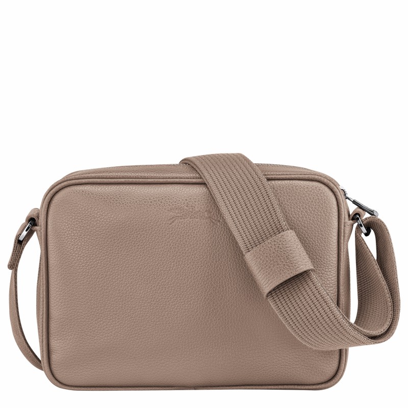 Torebka Bucket Bag Longchamp Le FOULONNÉ S Męskie Szare Polska | 20043021F78