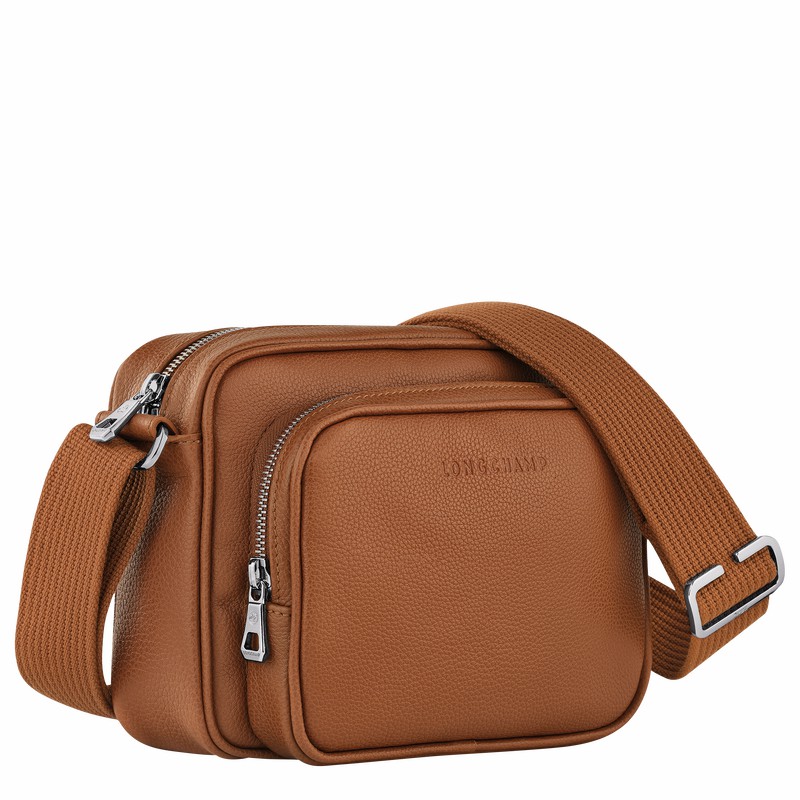 Torebka Bucket Bag Longchamp Le FOULONNÉ S Męskie Caramel Polska | 20043021F72