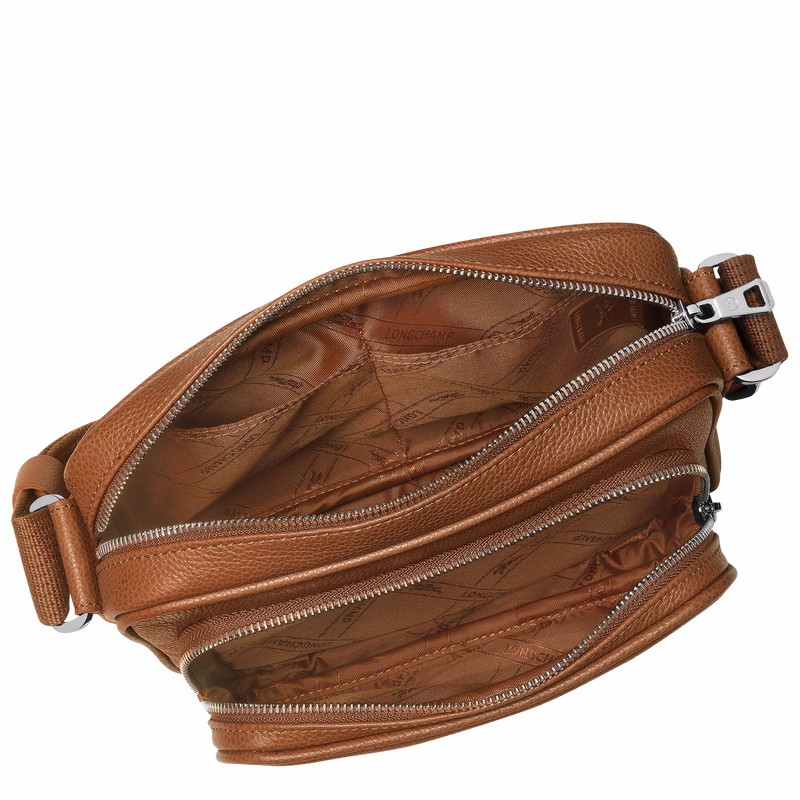 Torebka Bucket Bag Longchamp Le FOULONNÉ S Męskie Caramel Polska | 20043021F72