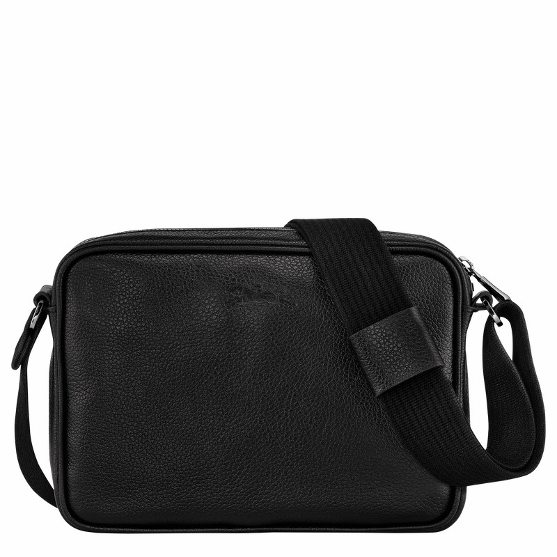 Torebka Bucket Bag Longchamp Le FOULONNÉ S Męskie Czarne Polska | 20043021047