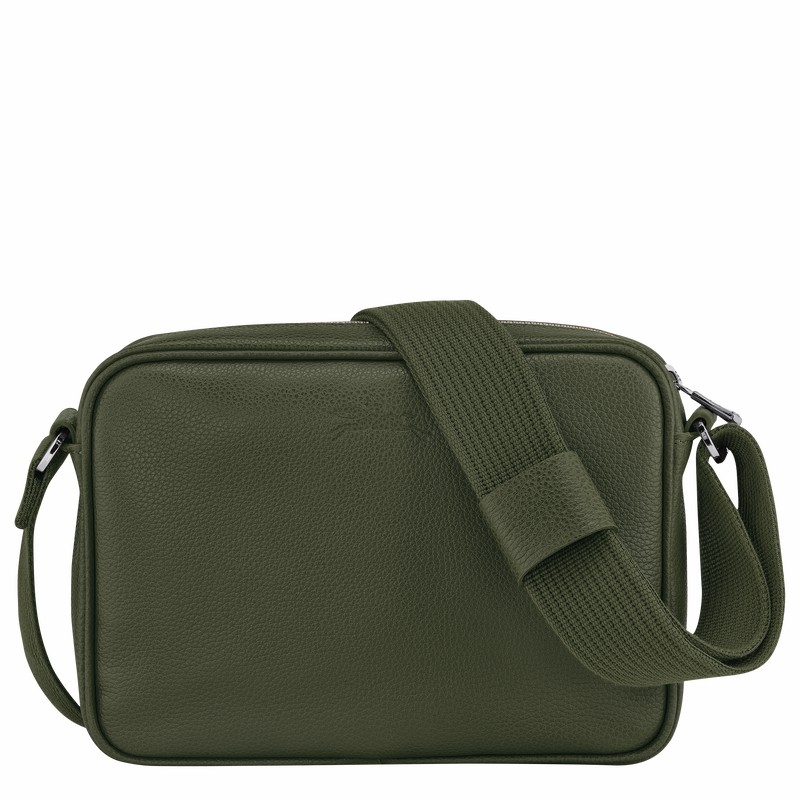 Torebka Bucket Bag Longchamp Le FOULONNÉ S Męskie Khaki Polska | 20043021A23