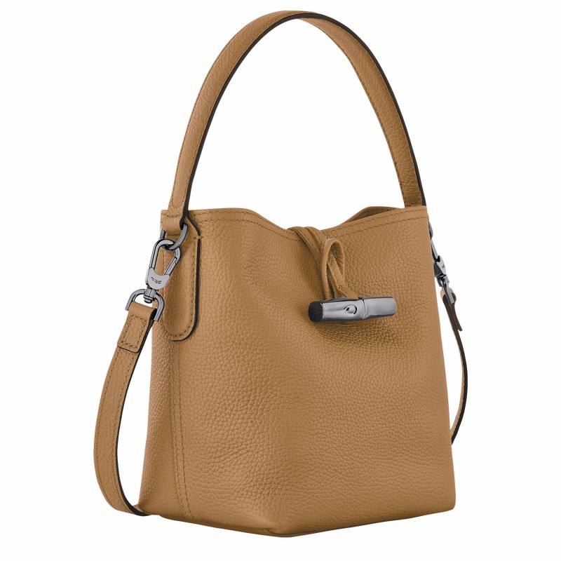 Torebka Bucket Bag Longchamp Le Roseau Essential XS Damskie Khaki Polska | 10159968026