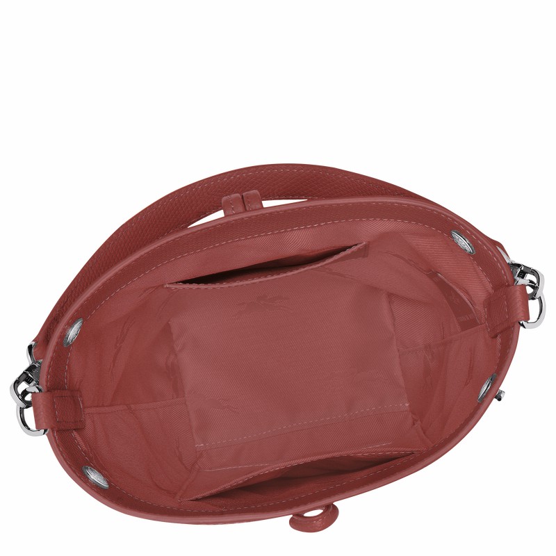 Torebka Bucket Bag Longchamp Le Roseau XS Damskie Brązowe Polska | 10279HFP404