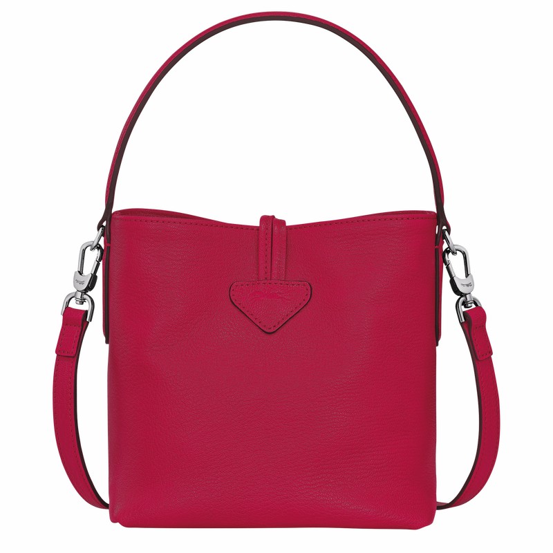 Torebka Bucket Bag Longchamp Le Roseau XS Damskie Fuksja Polska | 10159HECJ13