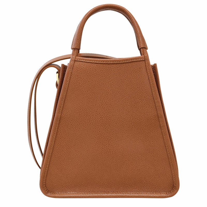 Torebka Longchamp Le FOULONNÉ S Damskie Caramel Polska | 10233021121