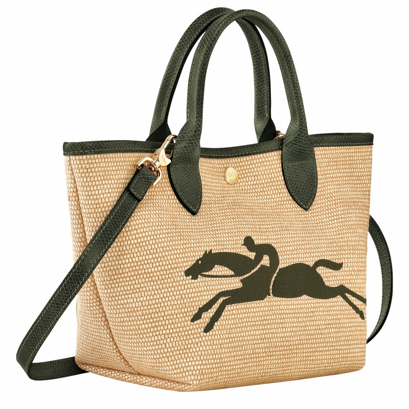 Torebka Longchamp Le Panier Pliage S Damskie Khaki Polska | 10144HZB292