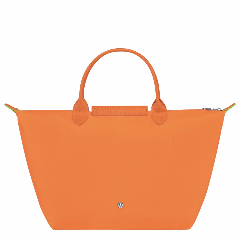 Torebka Longchamp Le Pliage Green M Damskie Pomarańczowe Polska | L1623919P54