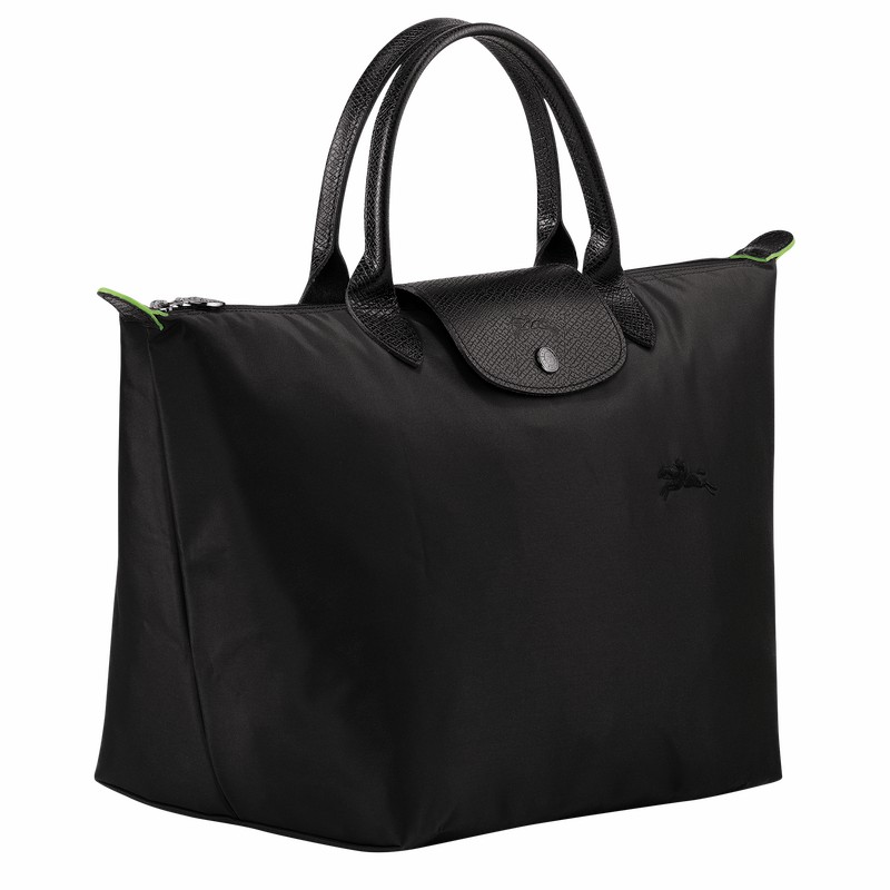 Torebka Longchamp Le Pliage Green M Damskie Czarne Polska | L1623919001